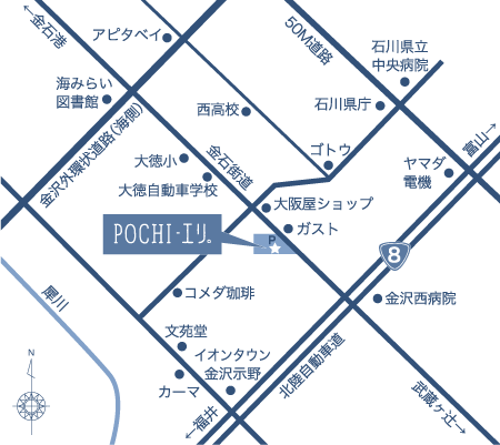 POCHI-エリ。のマップ